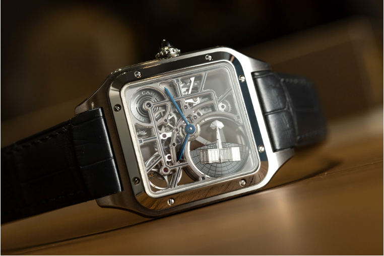 Replica Uhren Cartier Santos-Dumont Mikrorotor Uhren aus Edelstahl
